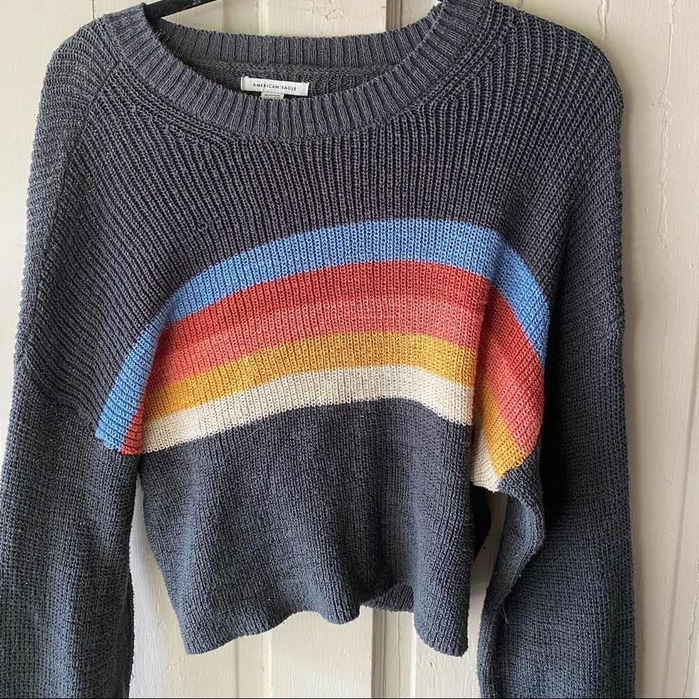 American Eagle crop sweater